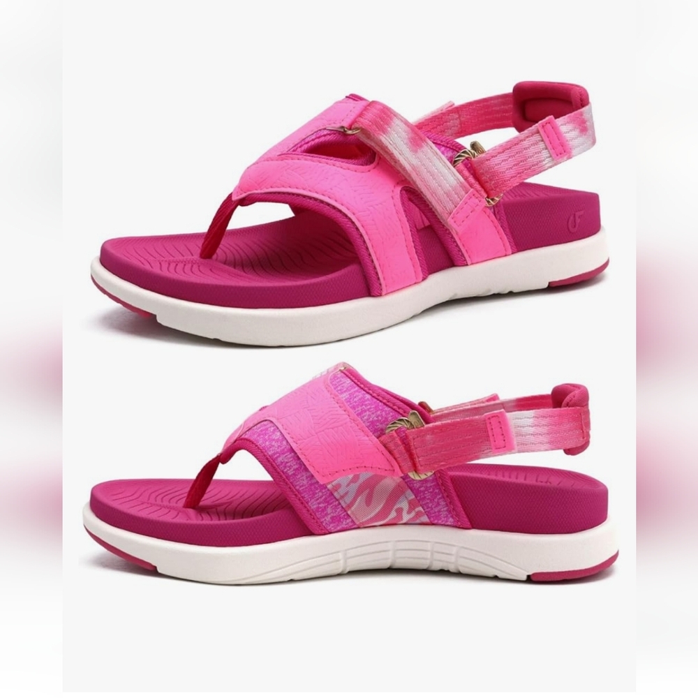 COFACE NWT Lightweight Athletic Soft Cushion Flip Flops Sandals Size 9M